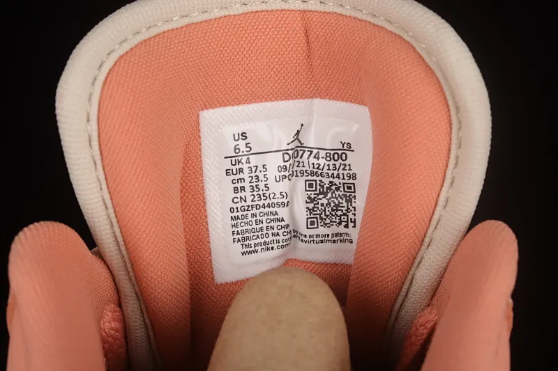 All categories Air Jordan Jordan series basketball shoes Air Jordan 1 Low G version pure original Air Jordan AJ1 Low AJ1 Joe 1 pink and green low-top cultural sneakers DC0774-800
